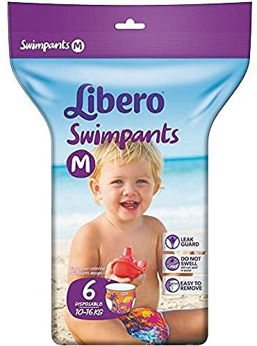 Libero Swimpants Pannolino Bimbo, Taglia M, 6 Pezzi - 10 ml