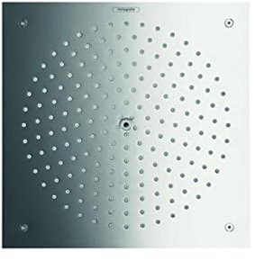hansgrohe Raindance Air wassersparender Duschkopf, Kopfbrause Unterputz, Chrom, 1 Strahlart mit Wassersparfunktion