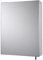Croydex Avon Single Door Bathroom Mirror Cabinet, Stainless Steel Bathroom Wall Cabinet, Chrome Pin Handles for No Finger Marks, Fully Assembled with All Fittings Included, 12x30x40cm