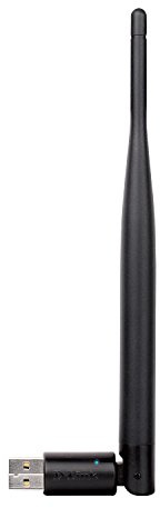 D-Link DWA-127 Adaptateur USB Wi-Fi N 150 avec Antenne à Gain Élevé - Débit Jusqu'à 150Mbps - 802.11 b/g/n - WPS- Idéal pour Améliorer votre Connexion Wi-Fi sur Ordinateur Portable