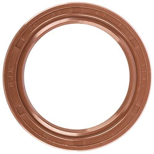 NJK Wellendichtring NJK 35x47x07 - FPM - braun - mit Staublippe, z.B. für ETZ250
