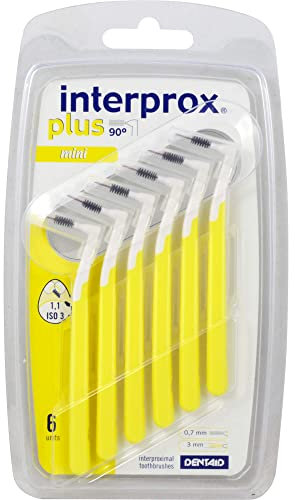 INTERPROX plus mini gelb Interdentalbürste 6 Stück