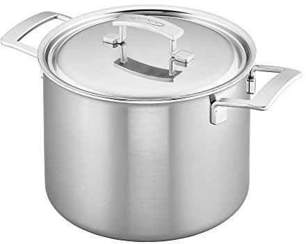 Demeyere Industria 5-Ply 8-qt acciaio inox Stock Pot