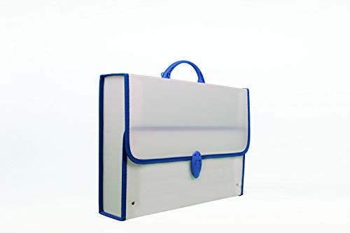 Favorit Valigetta Fine-Tex, Formato 28 x 40 x 8 cm con Bordo in Tessuto, in Polionda Neutro, Accessori in Colori Assortiti