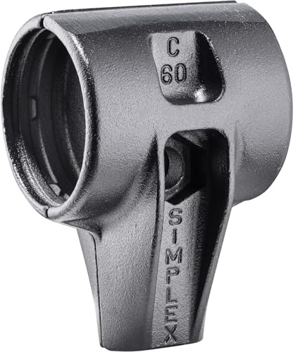 Halder 3711060 Reinforced Cast Steel Housing for Soft-Face Mallet, Multi-Colour, 60 mm
