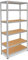 shelfplaza® 230x60x50cm HOME Schwerlastregal verzinkt/Metallregal mit 6 Böden/Kellerregal Metall, Garagenregal, Werkstattregal oder Regal Lagerregal/Steckregal Metall mit 145kg Tragkraft