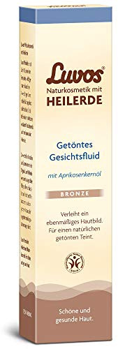 Luvos Naturkosmetik getöntes Gesichtsfluid bronze, 50 ml Lösung