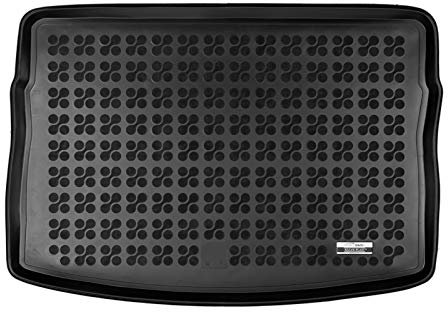 AZUGA Gummi Kofferraumwanne Premium Antirutsch passend für VW Golf 7/Seat Leon (5F) ab 11/2012-3/2020 (variabler Boden OBEN) AZ12000188