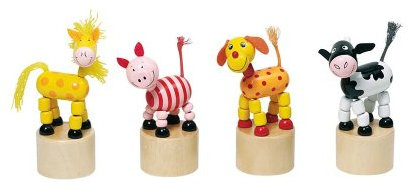 Bauernhoftiere, Wackelfigur EINZELN