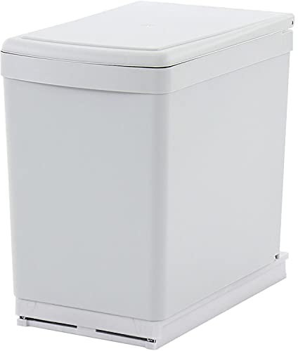 WESCO 30DT Automatischer Abfalleimer mit Hebelgriff, 1 Behälter, 16 l, silberfärbig