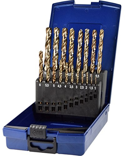HaWe 9539.0 Spiralbohrer Satz aus HSS-E Cobalt 19-teilig