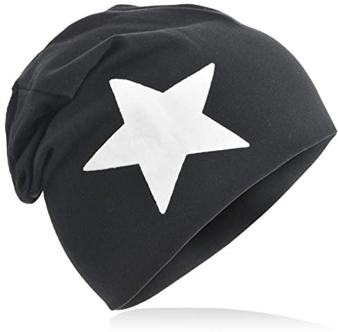 Miobo Jersey Slouch Beanie Cappello Lungo Unisex Stella Cotone Bambino Bambini Donna Uomo