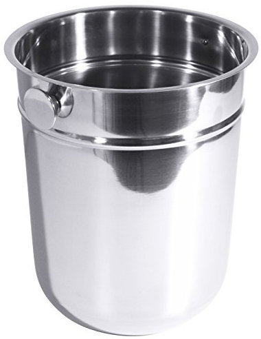 De botellas de champán enfriador de acero inoxidable, para estándar y Magnum/altura: 25 cm, diámetro interior: 20 cm | ERK