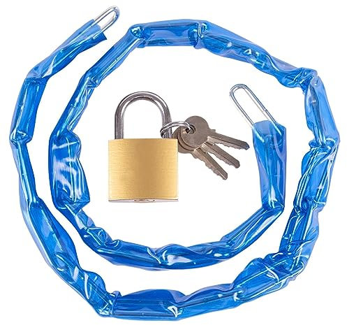 Blackspur - Chain & Padlock - 90cm - Blue