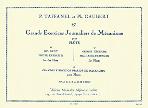 17 Grands EXERCICES JOURNALIERS De Mecanisme 17 Big Daily Exercises