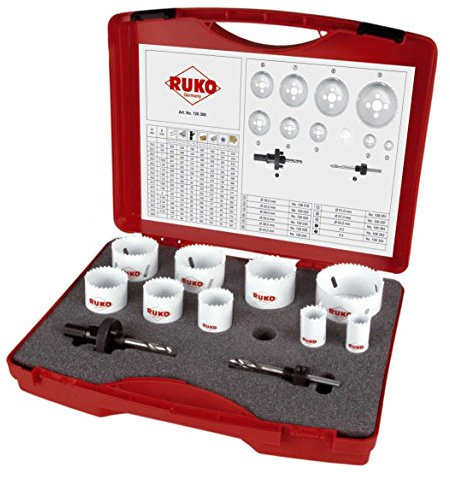 Ruko 126306 Lochsägensatz Sanitär HSS Co 8, 11-teilig
