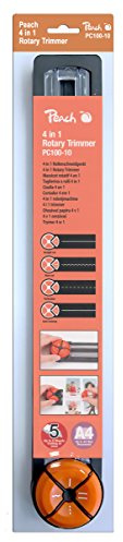 Taglierina Lama Rotante Peach PC100-10 4 Tipi Di Taglio - Taglia Fino A 5 fogli