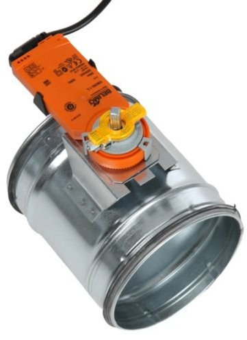 Intelmann Absperrklappe 100 mm + Belimo CM230-L Stellantrieb (80 100 125 150 160 180 200)