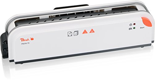 Peach PB200-70 Thermobindegerät DIN-A4 - Testsieger* - schnell startklar - nur 1 min. Bindezeit - einfachstes und schnellstes Bindesystem