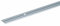 Transition Profile Bored Aluminium 900 x 38 mm edelstahlfarbig eloxiert