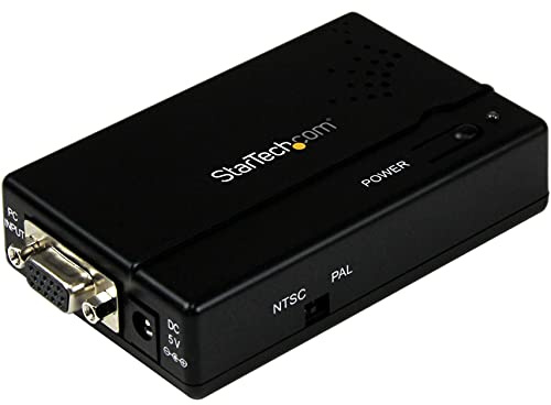 StarTech.com Adaptateur VGA vers Composite ou S-Video - Convertisseur VGA haute résolution (VGA2VID)