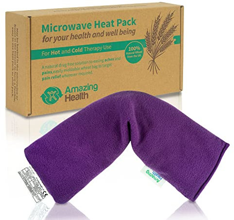 Luxury Violet Wheat Bag - UK filled wheat and lavender