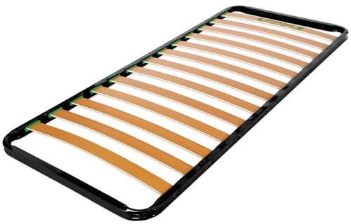 DOLCI SOGNI Rete Letto Singolo 80x190, Struttura Letto Singolo Senza Piedi, Rete Ortopedica, Rete Singola con Doghe di Legno, Rete Singola Doghe 80x190 da Incasso, 100% Made in Italy