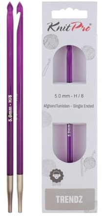 KnitPro Trendz Afghanische/Tunesische Häkelnadel | 5mm