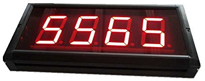 AZOOU 3-Inch High Character LED Counter Digital Countdown/up Timer Three Buttons Red Color
