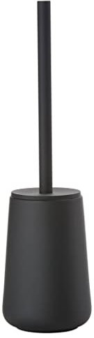 Zone Denmark Nova One Toilettenbürste, Klobürste aus Keramik, WC Bürste mit Bürstenhalter, Soft-Touch-Beschichtung, Durchm. 10,3 cm, Höhe 37 cm, Schwarz