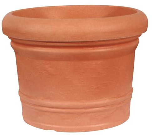 Pflanzkübel PALERMO aus Kunststoff, Farbe:impruneta;Durchmesser:45 cm