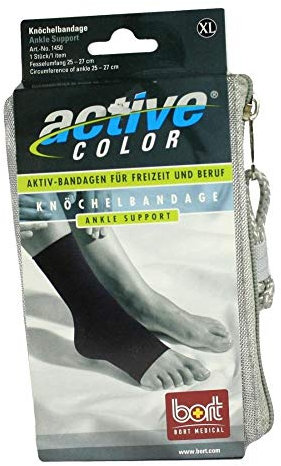 BORT ActiveColor Knöchelbandage x-large sch 1 St