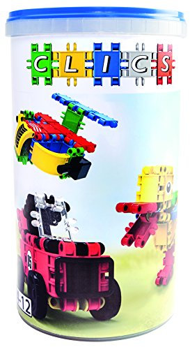 Clics Nano Konstruktionsspielzeug für Kinder ab 8 Jahren,Bausteine für Mädchen und Jungen, Montessori STEM Spielzeug, dauerhaftes Spielzeug (5 in 1)