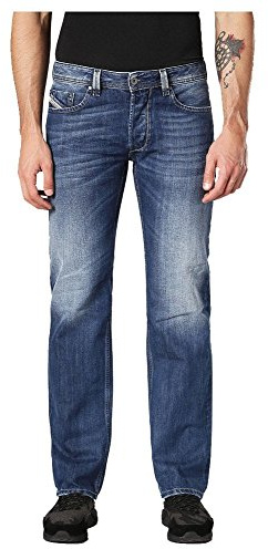 Diesel 00C06R Larkee, Jean Droit Homme, Bleu (Medium Blue 01)- W33/L34