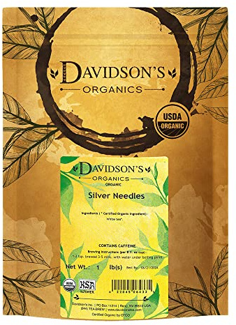 Davidson's Tea Bulk, Silver Needles, 16 Ounce