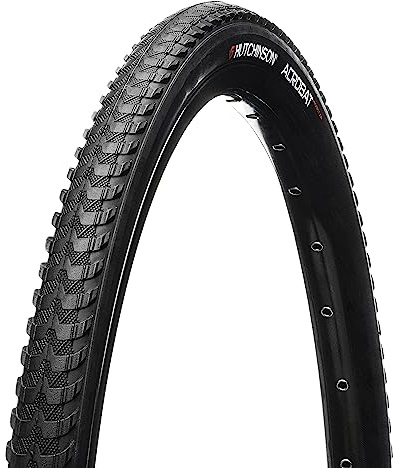 HUTCHINSON - ACROBAT - Tubetype - Pneu Vélo Ville / Vélotaf Et Trekking - Protect'air - Tringles Rigides - Noir - Dimensions 700 x 32 Cm