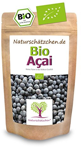 Bio Acai Pulver (Acaipulver) in geprüfter Bio-Qualität (DE-ÖKO-022) - Bio Superfood (1x 100g)
