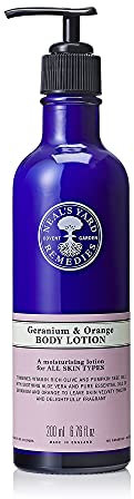 Neal's Yard Remedies Geranium and Orange Body Lotion | Enhance Your Mood - Feel Energised | 200ml