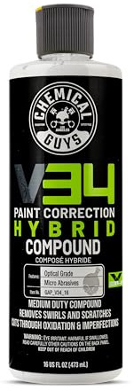 Chemical Guys Gap_V34_16 V34 Optical Grade Hybrid Compound (16 oz)