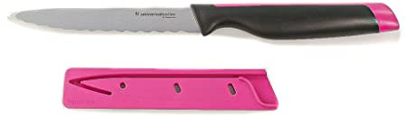 TUPPERWARE Messer Universal-Serie Pink Universalmesser mit Wellenschliff D194