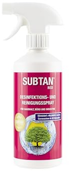 SUBTAN® Red Flächendesinfektionsspray 500 ml HOCl – 99,999% keimfrei vegan