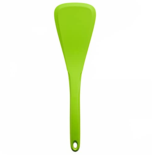 Kochblume Designwender einzeln | Premium-Silikon & BPA frei| Hitzebeständig | Spülmaschinenfest | 30cm | Farbe: limette