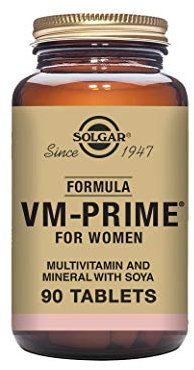 Solgar Formula VM-Prime for Women Tablets - Pack of 90 - Multivitamins - For Daily Health and Wellbeing - Smaller Easier-To-Swallow Tablets - Sugar Free