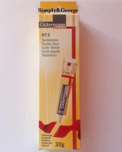 GUTERMANN FABRIC TEXTILE Sewing HT2 GLUE 30G TUBE, Same Day Post, by Gutermann
