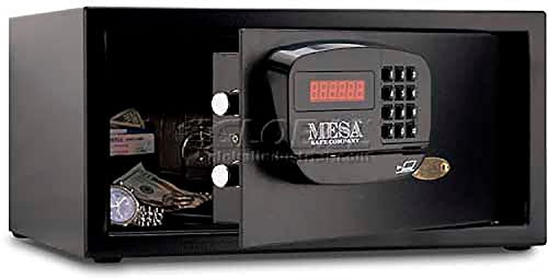 Mesa Safe Hotel & Residential Electronic Security Keyed Alike, 18 x 15 x 9 Black
