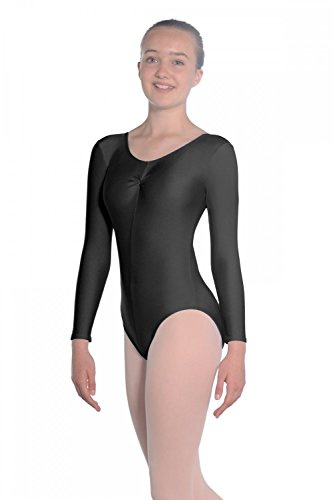Roch Valley Damen Martene, Langärmeliges Trikot mit Gerafftem Oberteil aus Glänzendem Nylon/Lycra Trikot