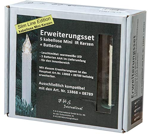 FHS Erweiterungs-Kerzenset Slim Line, 5-teilig 13813