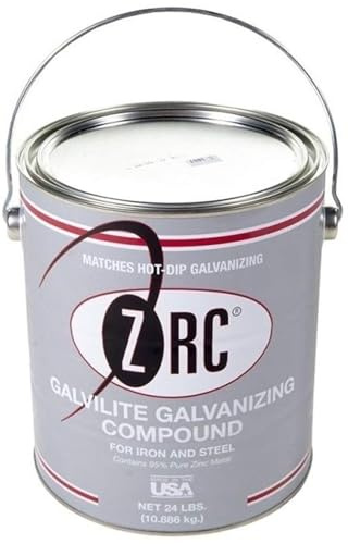 ZRC Galvalite 20013 Cold Galvanizing Compound | Single Gallon | Iron and Steel Corrosion Protection | Matches Hot-Dip Galvanized Performance | Contains 95-Percent Metallic Zinc