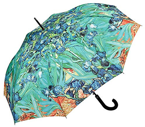 VON LILIENFELD® Parapluie Canne Grand Robuste Ouverture Automatique Art Floral Vincent van Gogh : Iris