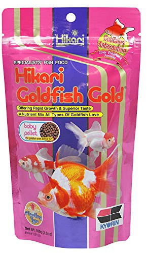 Hikari Gold Baby flytande pellets för Koi och dammfisk för husdjur, 30 cl